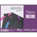Fabriano - Tiziano, Carta per pastello, 30,5 x 41 cm, Nero, ruvida|strutturata, Blocco 24 ff. - 160 g/mq
