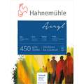 Hahnemühle - Acryl, Blocco per acrilico 450 g/mq, 24 x 32 cm, 450 g/m², strutturata, blocco collato su 4 lati