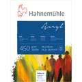 Hahnemühle - Acryl, Blocco per acrilico 450 g/mq, 36 x 48 cm, 450 g/m², strutturata, blocco collato su 4 lati