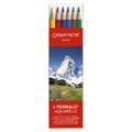 Caran D'Ache - Prismalo, Set di matite colorate acquerellabili, Set da 6, in custodia di plastica