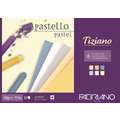 Fabriano - Tiziano, Carta per pastello, A4, 21 x 29,7 cm, Colori tenui, ruvida|strutturata, Blocco 30 ff. - 160 g/mq