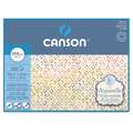 Canson - Aquarelle, Carta per acquerello, 23 x 31 cm, fine (cold pressed), 300 g/m², Blocco collato su 4 lati con 20 fogli