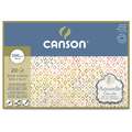 Canson - Aquarelle, Carta per acquerello, 25 x 36 cm, fine (cold pressed), 300 g/m², Blocco collato su 4 lati con 20 fogli
