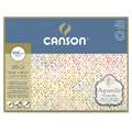 Canson - Aquarelle, Carta per acquerello, 31 x 41 cm, fine (cold pressed), 300 g/m², Blocco collato su 4 lati con 20 fogli