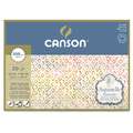 Canson - Aquarelle, Carta per acquerello, 36 x 50 cm, fine (cold pressed), 300 g/m², Blocco collato su 4 lati con 20 fogli