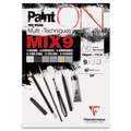 Clairefontaine - Paint ON, Blocco Mix Media MIX9, A6, 10,5 x 14,8 cm, 250 g/m²