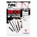 Clairefontaine - PaintON, Blocco Mix Media MIX9, A5, 14,8 x 21 cm, 250 g/m²