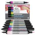 Winsor & Newton - Promarker Watercolour, Set tematici, Floral tones, 6 marker