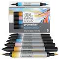 Winsor & Newton - Promarker Watercolour, Set tematici, Sky tones, 6 marker