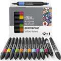 Winsor & Newton - Promarker, Set da 12, Tattoo tones, set
