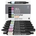 Winsor & Newton - Promarker Brush, Set da 6, Pastel tones