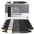 Winsor & Newton - Promarker, Set da 6, Pastel tones, set
