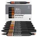 Winsor & Newton - Promarker, Set da 6, Skin tones 2, set