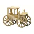 Pebaro - Kit di modelli per creazioni in legno, Auto d'epoca, 19 x 14 cm, 19 pezzi