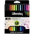 Wonday - MIN'O, Set di pennarelli, Set da 12 Fine, punta conica