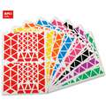 Set di adesivi, 2160 pz, Triangolari, colorati