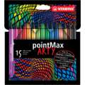 Stabilo - PointMax Arty, Set di pennarelli, 0,8 mm, punta conica