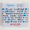 Khadi papers - Carta artigianale per artisti, 30 x 30 cm, conf. da 20, medio-ruvida, 320 g/m²