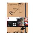 Marabu - Art Journal Notebook, A4, 21 x 29,7 cm, 180 g/m², opaca, quaderno per schizzi
