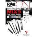 Clairefontaine - Paint ON, Blocco Mix Media MIX9, A2, 42 x 59,4 cm, 18 fogli (2 x 9 superfici), 250 g/m²