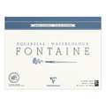 Clairefontaine - Fontaine, Carta per acquerello, grana torchon effetto nuvole, 30 x 40 cm, 300 g/m², 15 ff.