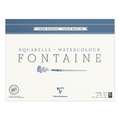 Clairefontaine - Fontaine, Carta per acquerello, grana torchon effetto nuvole, 36 x 48 cm, 300 g/m², 15 ff.