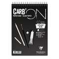 Clairefontaine CARB'ON blocco da disegno, A5, 14,8 x 21 cm, 120 g/m², fine (cold pressed), blocco spiralato
