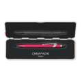 Caran D'Ache - Popline, Penna a sfera 849, Rosso porpora fluo