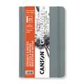 Canson - Graduate, Libro per schizzi e appunti, copertina rigida, Copertina grigio chiaro, 14 x 21,6 cm, 90 g/m²