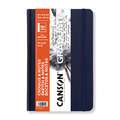 Canson - Graduate, Libro per schizzi e appunti, copertina rigida, Copertina blu scuro, 14 x 21,6 cm, 90 g/m²