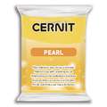 Cernit - Pearl, Pasta modellabile, 56 g, Giallo glitter