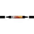 Molotow - One4All Glossy, Marker acrilico, Glossy black, Twin Marker, 1,5 mm + 4 mm, Twin Marker, 1,5 mm + 4 mm