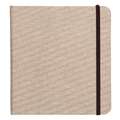 Clairefontaine - Goldline, Album da viaggio con copertina in lino, 20 x 20 cm, 180 g/m², 32 fogli, Formato quadrato