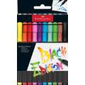 Faber-Castell - Black Edition, Set di brush pen, Set da 10
