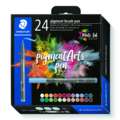 Staedtler - Pigment Arts Pen, Set da 24 Brush Pen 371