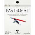 Clairefontaine - Pastelmat, Blocco per pastello n.3, bianco, 18 x 24 cm, blocco collato su 1 lato, 360 g/m²