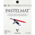 Clairefontaine - Pastelmat, Blocco per pastello n.3, bianco, 24 x 30 cm, blocco collato su 1 lato, 360 g/m²