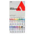 Holbein - HAG Acrylic Gouache, Set assortiti, 18 x 20 ml, set