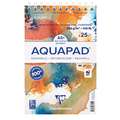 Clairefontaine - Goldline Aquapad, Blocco spiralato, fine (cold pressed), 300 g/m²