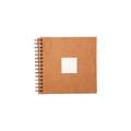 Clairefontaine - Album per acquerello da viaggio, 20 x 20 cm, 300 g/m², fine (cold pressed), Copertina color avana