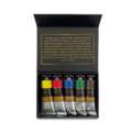 Charvin - Extra-Fine Pocket Box, Set di acrilici 5 x 20 ml, Black Box - Primary