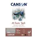 Canson - Mi-Teintes Touch, Blocco pastello & mixed media, A3, 29,7 x 42 cm, 350 g/m², ruvida|strutturata