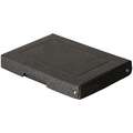 Falken - Purebox, Scatole per archivio, 19 x 13 cm, Nero, Altezza 2,5 cm