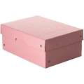 Falken - Purebox, Scatole per archivio, A5, 14,8 x 21 cm, Rosa pastello, Altezza 10 cm