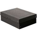 Falken - Purebox, Scatole per archivio, A4, 21 x 29,7 cm, Nero, Altezza 10 cm