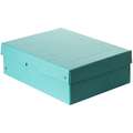 Falken - Purebox, Scatole per archivio, A4, 21 x 29,7 cm, Azzurro pastello, Altezza 10 cm