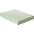 Falken - Purebox, Scatole per archivio, A4, 21 x 29,7 cm, Verde pastello, Altezza 4 cm