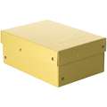 Falken - Purebox, Scatole per archivio, A5, 14,8 x 21 cm, Giallo pastello, Altezza 10 cm