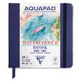 Clairefontaine - Aquapad, Taccuino per acquerello da viaggio, 14 x 14 cm