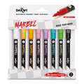 Darwi - Marbel, Marker universali, Set da 8 con punta 2 mm, Colori chiari